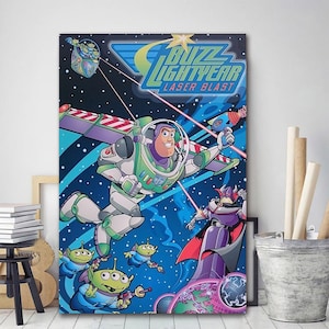 バズ・ライトイヤーのスペースレンジャースピンポスター