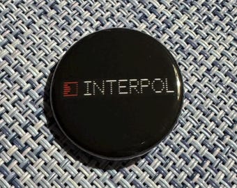 INTERPOL 1.25" Pin Badge Button