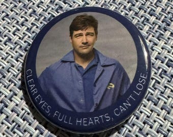 CLEAR EYES Full Hearts Can't Lose 1.50" Button Pin