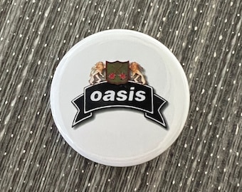 OASIS 1.25" Button Pin Badge