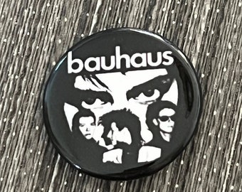 BAUHAUS Pin Badge Button 1.25" New Wave