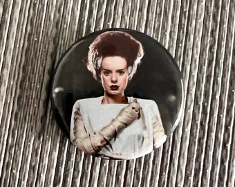 BRIDE OF FRANKENSTEIN 1.25" Pin Badge Button