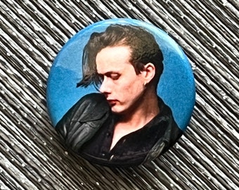 BRETT ANDERSON Suede / London Suede 1.25" Button Pin