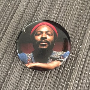 MARVIN GAYE 1.25&quot; Pin Badge Button What&#39;s Going On