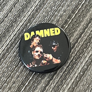 THE DAMNED 1.25" Button Pin Badge