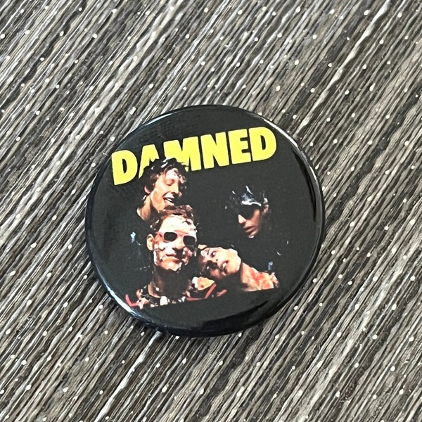 THE DAMNED 1.25" Button Pin Badge