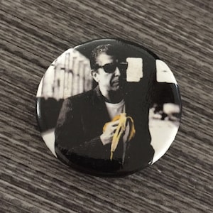LEONARD COHEN 1.25&quot; Button Pin Button