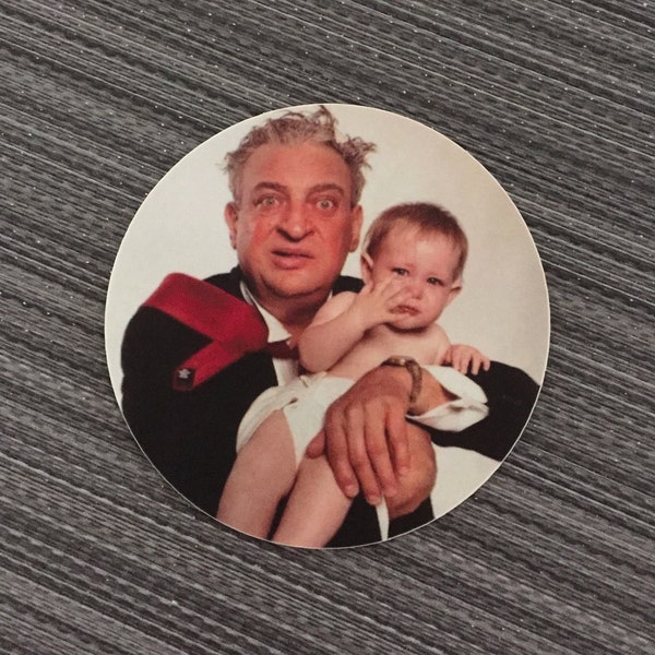 RODNEY DANGERFIELD 3" Circle Sticker