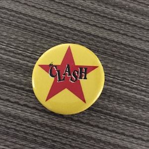 Clash THE CLASH 1.25&quot; Button Pin Badge