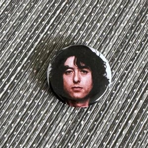 JIMMY PAGE 1&quot; Button Pin Badge Led Zeppelin
