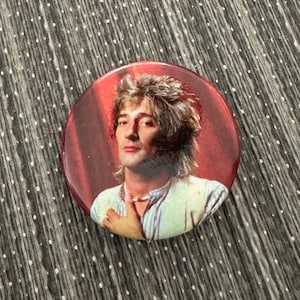 ROD STEWART 1.25&quot; Button Pin Badge