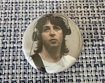 PAUL McCARTNEY 1.25" Button Pin Badge