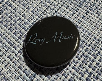 ROXY MUSIC 1.25" Button Pin Badge