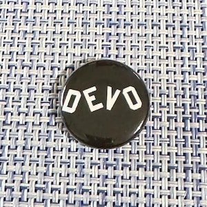 DEVO 1" Button Pin Badge