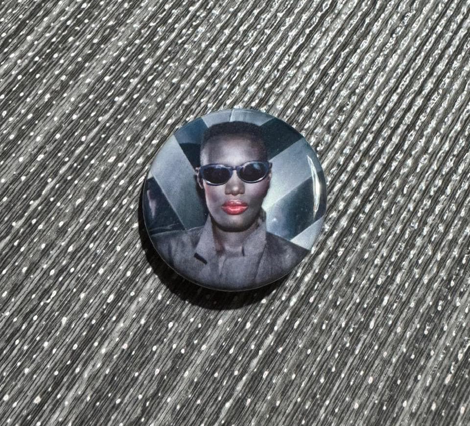 GRACE JONES 1.25" Button Pin Badge