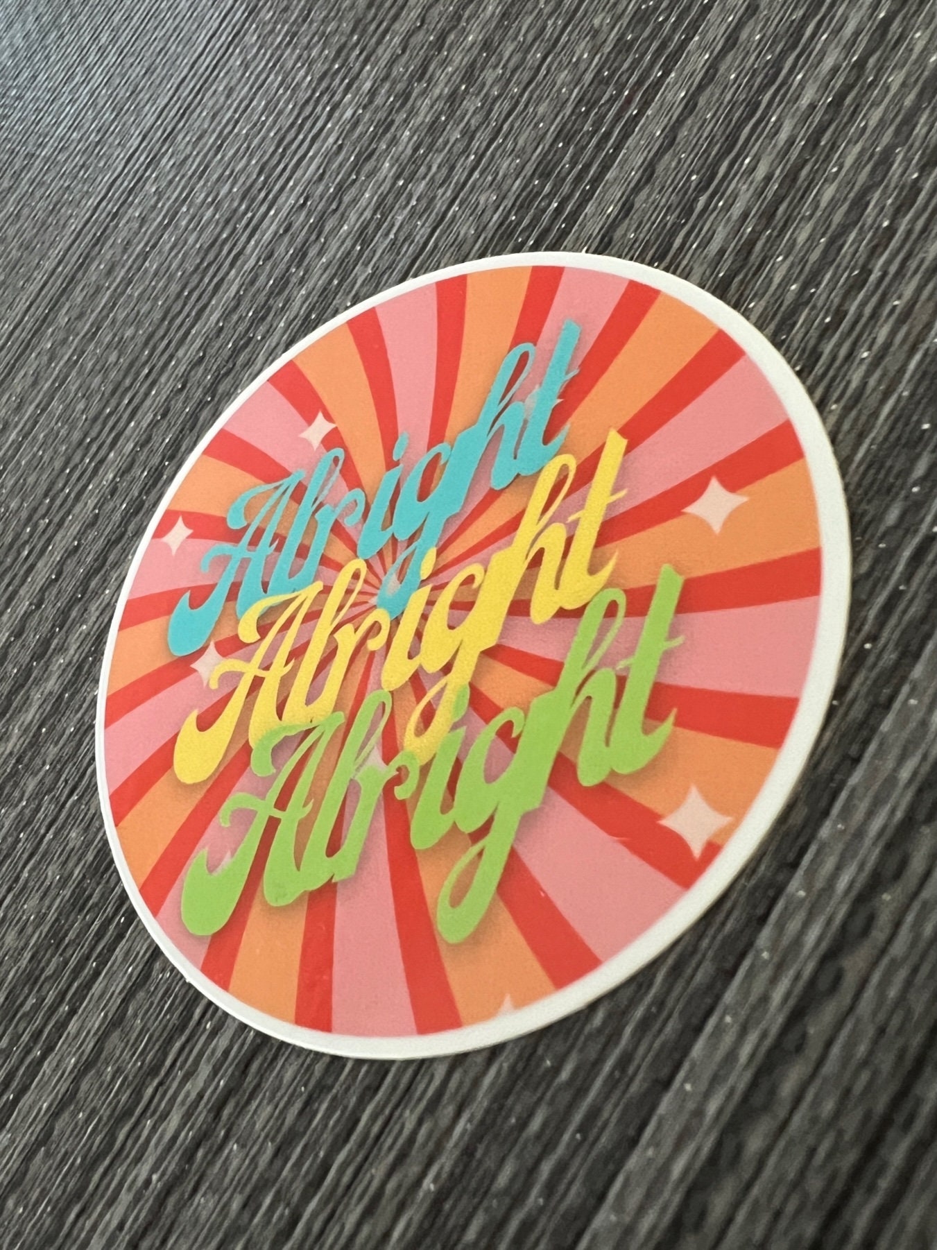 ALRIGHT Alright ALRIGHT 3” Circle Sticker - Etsy