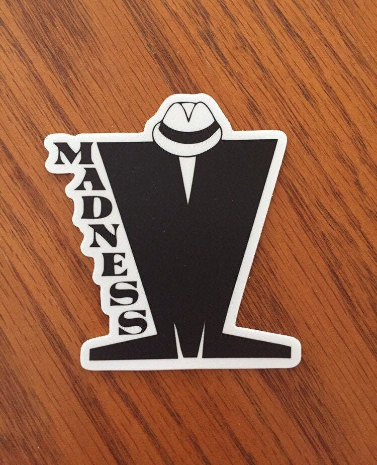 MADNESS Band 3 Die-cut Sticker Ska One Step Beyond Suggs - Etsy Ireland