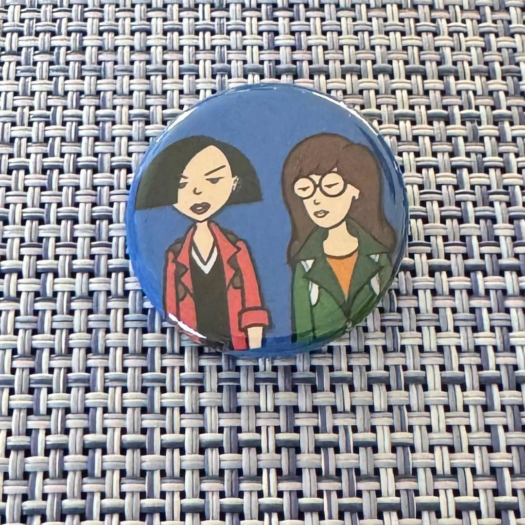DARIA & JANE 1.25" Pin Button - Etsy