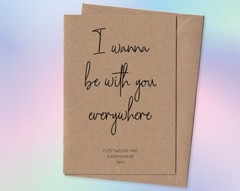 Everywhere Lyrics Etsy