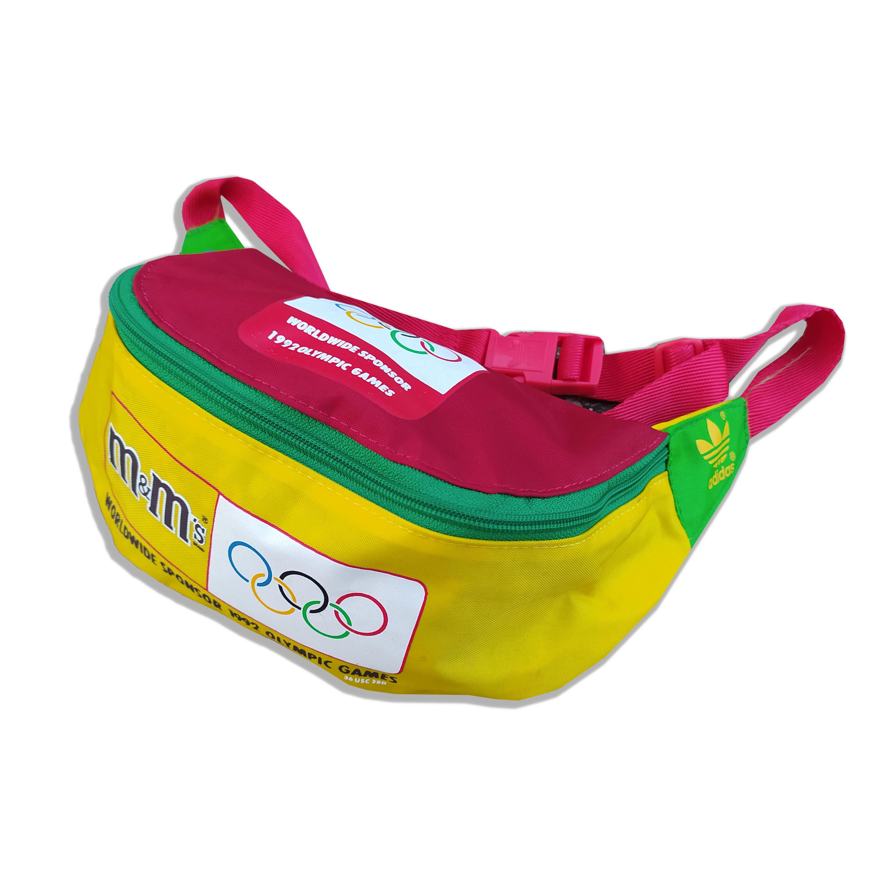 Ancien Grand Sac De Sport Voyage Jeux Olympiques Albertville 92