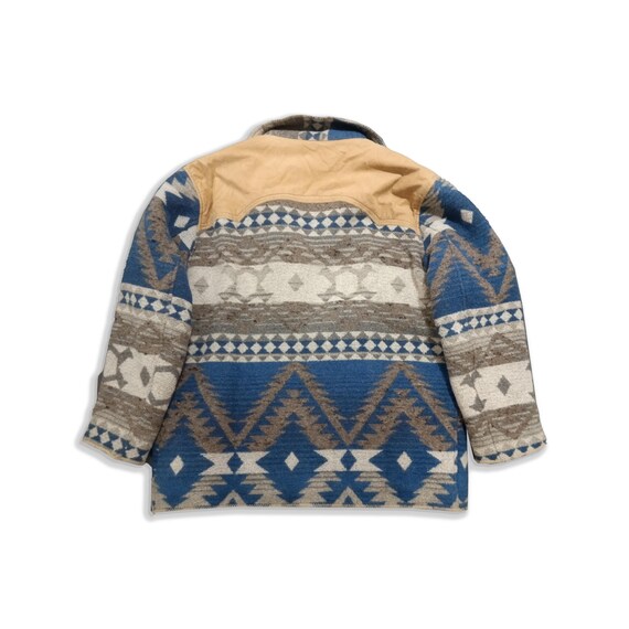 70s Vintage Aztec Pattern Winter Jacket, Vintage … - image 2