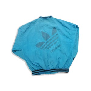 90's Adidas Vintage Tracksuit Jacket, Rare Adidas Oldschool Track Jacket, Adidas Hiphop Clothing, Adidas Tennis Tracksuit 80s