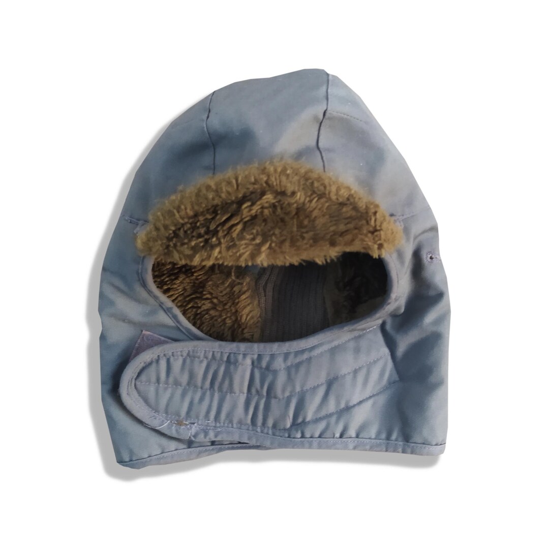 Vintage Aviator Hat Face Cover Field Hat Military Balaclava Etsy