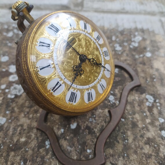 Vintage Ernest Borel Versailles Clock, Large Pock… - image 4