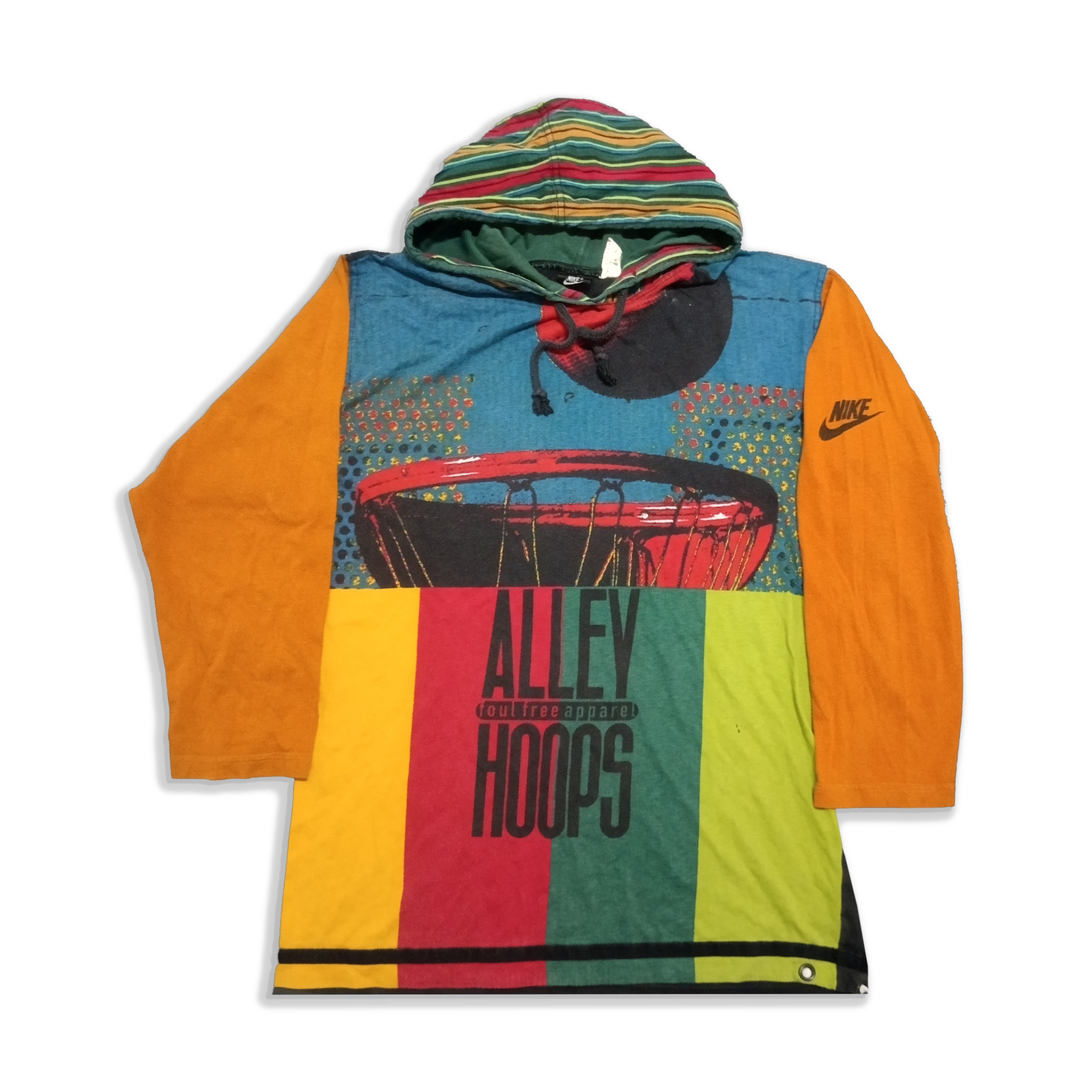 Rare 90s Nike Alley Hoops Vintage Jacket, Nike Track Jacket