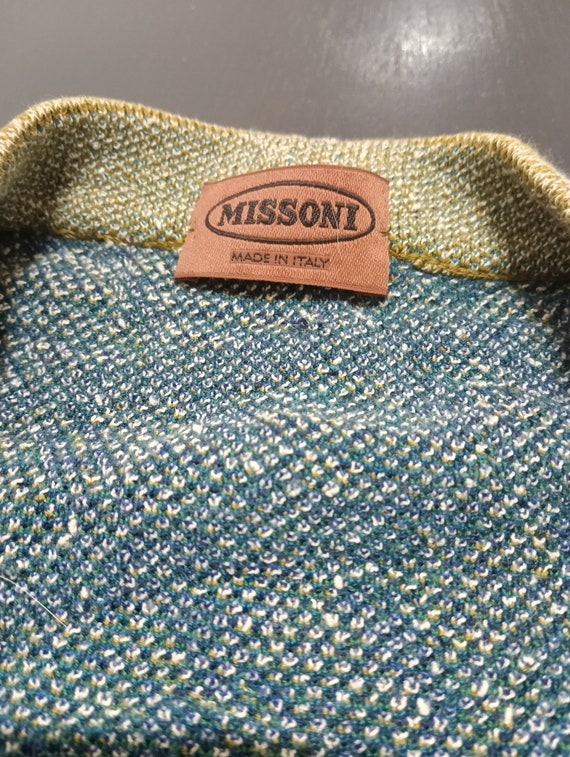 Missoni Vintage Abstract Knitwear Cardigan 80s, C… - image 3