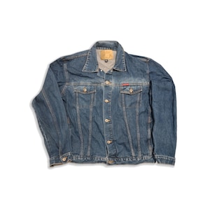 ジャケット・アウター Vintage Denim Coat Vintage 90s Y2K M+FFAT Denim Jean Jacket Coat Sz 2xl New Old