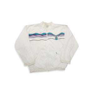 1987 Adidas Vintage Ivan Lendl Rare Tennis Jacket, Adidas France, 80s Adidas Track jacket, 90s Adidas Jacke, Adidas Windbreaker Vintage L
