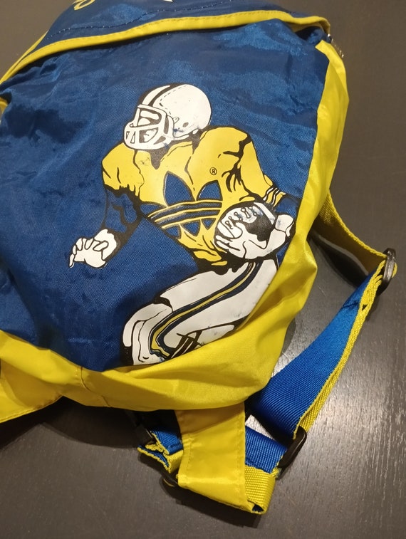 Rare Adidas Vintage Rugby Small Backpack Adidas Haversack Adidas Trefoil Bag Adidas Sack Adidas Rucksack Adidas Oldschool Waist Bag