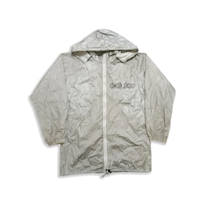RARE Adidas Vintage Metallic Windbreaker Jacket, 90s Adidas Silver Chrome Jacket, Adidas Jacke, Adidas Trefoil, Adidas Large Hooded Veste