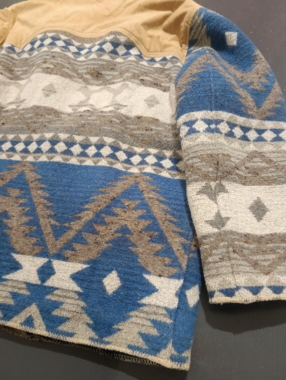 70s Vintage Aztec Pattern Winter Jacket, Vintage … - image 7