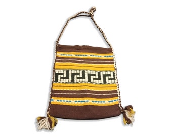 60er Jahre Boho Hippie Muster, Schultertasche Wolltasche, Wollbeutel, Wollbeutel, Wollbeutel, Wollbeutel, Wollbeutel, Beuteltasche, Wollbeutel