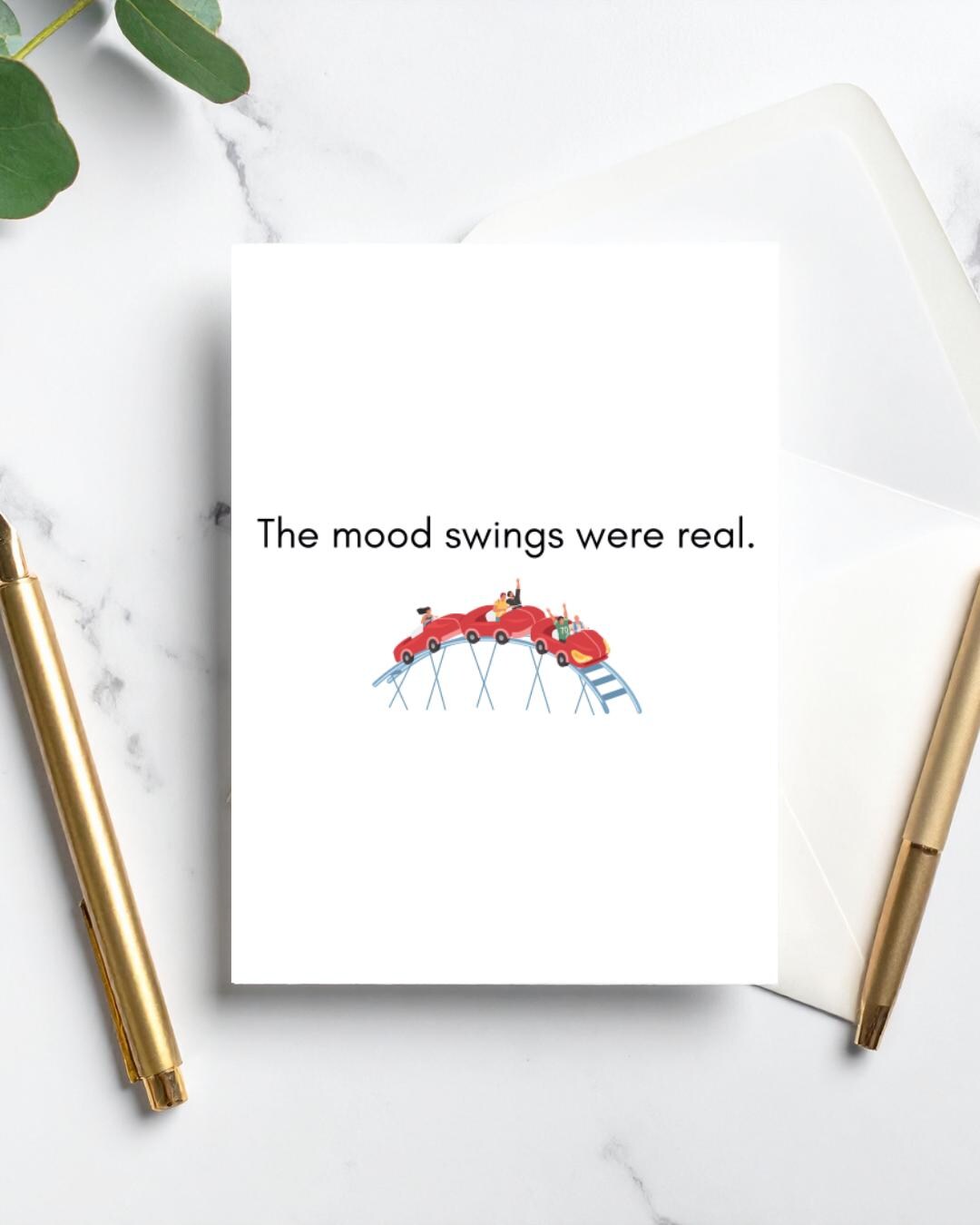 Funny Love Note Card – Mood Swings, Relationship Appreciation - Etsy