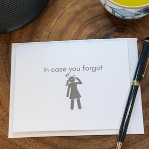 Dulce tarjeta romántica para esposa, en caso de que hayas olvidado que eres brillante y hermosa, la mujer de mis sueños, tarjeta de aniversario, tarjeta simplemente porque sí