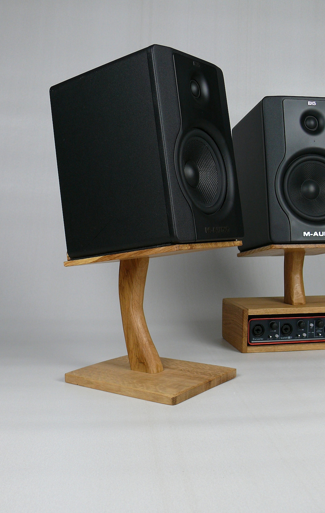 Supporto Per Altoparlanti In Acciaio, Set Personalizzato Di Due Pezzi, Realizzato A Mano, Qualsiasi Dimensione Di Altoparlante - Italia - Foto 9