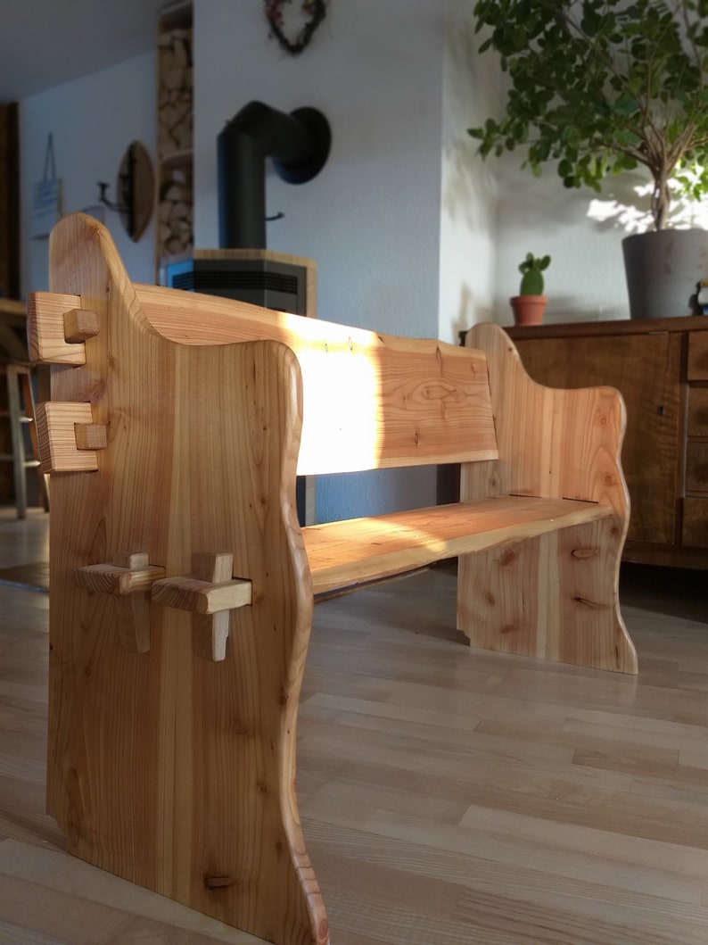 Rustikale Holzbank Bank Schuhbank Kinderbank rustikales | Etsy