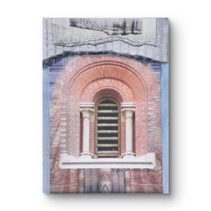 10x14 cm collage d'arte, regalo religioso, regalo di nozze, arredamento per la casa, arte rustica, arte su carta, tecniche miste