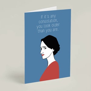 Fleabag Phoebe Waller-Bridge greetings card | A6