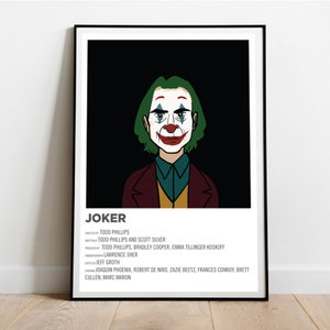 Joker Joaquin Phoenix | Graphic Art Print | Wall Art | A3