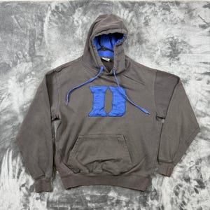 Moletom com capuz Stadium Athletics Duke Masculino M Cinza Blue Devils NCAA Collegiate