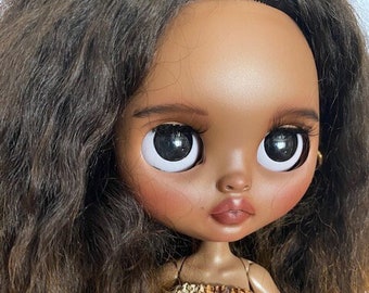 Custom Blythe doll. Afro Blythe doll.