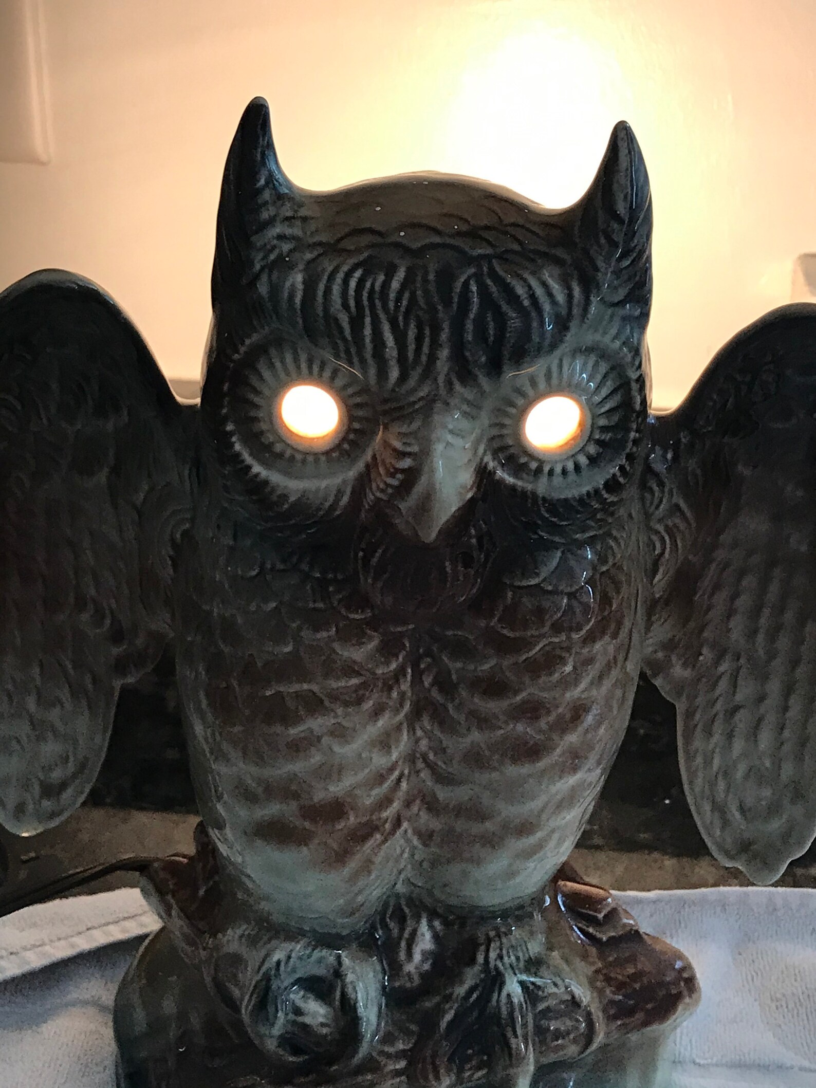 Vintage Kron Owl TV / Table Lamp Classic Etsy