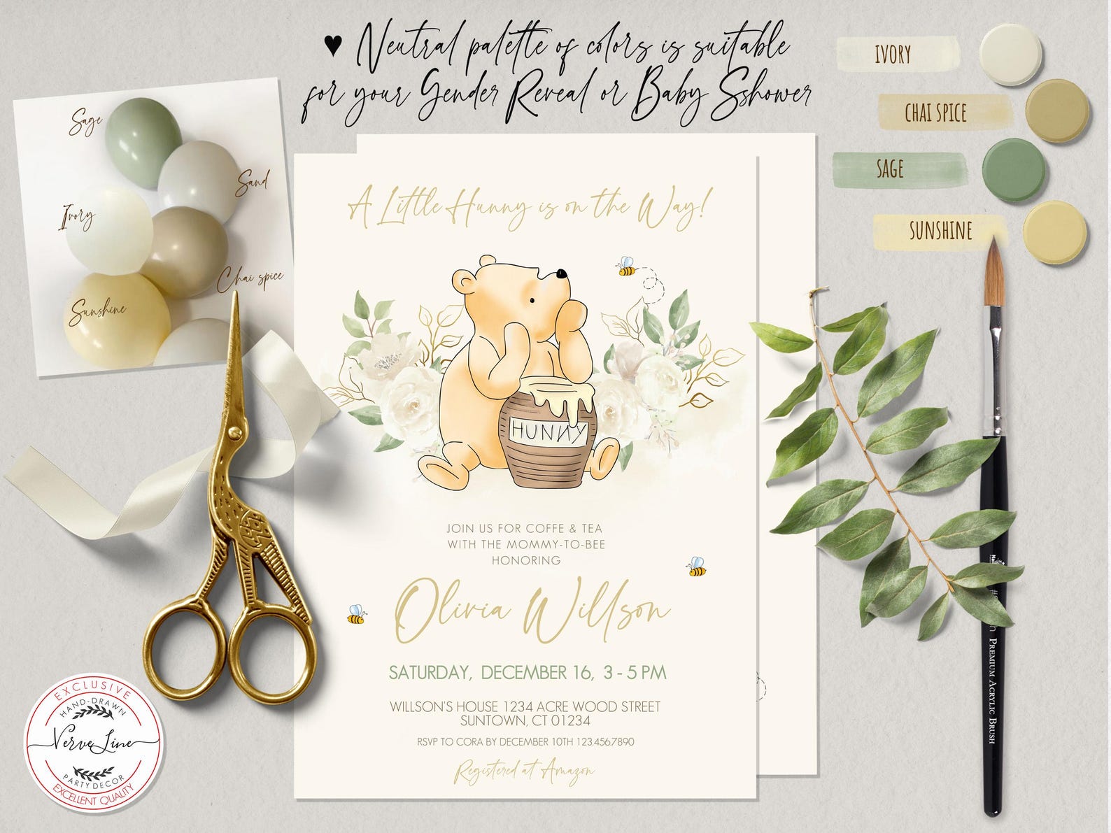 Classic Winnie the Pooh Printable Stationery Lined Unlined Paper ...