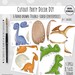 Dinosaur Birthday Party Printable Centerpieces Set 1 Cake Topper Table ...