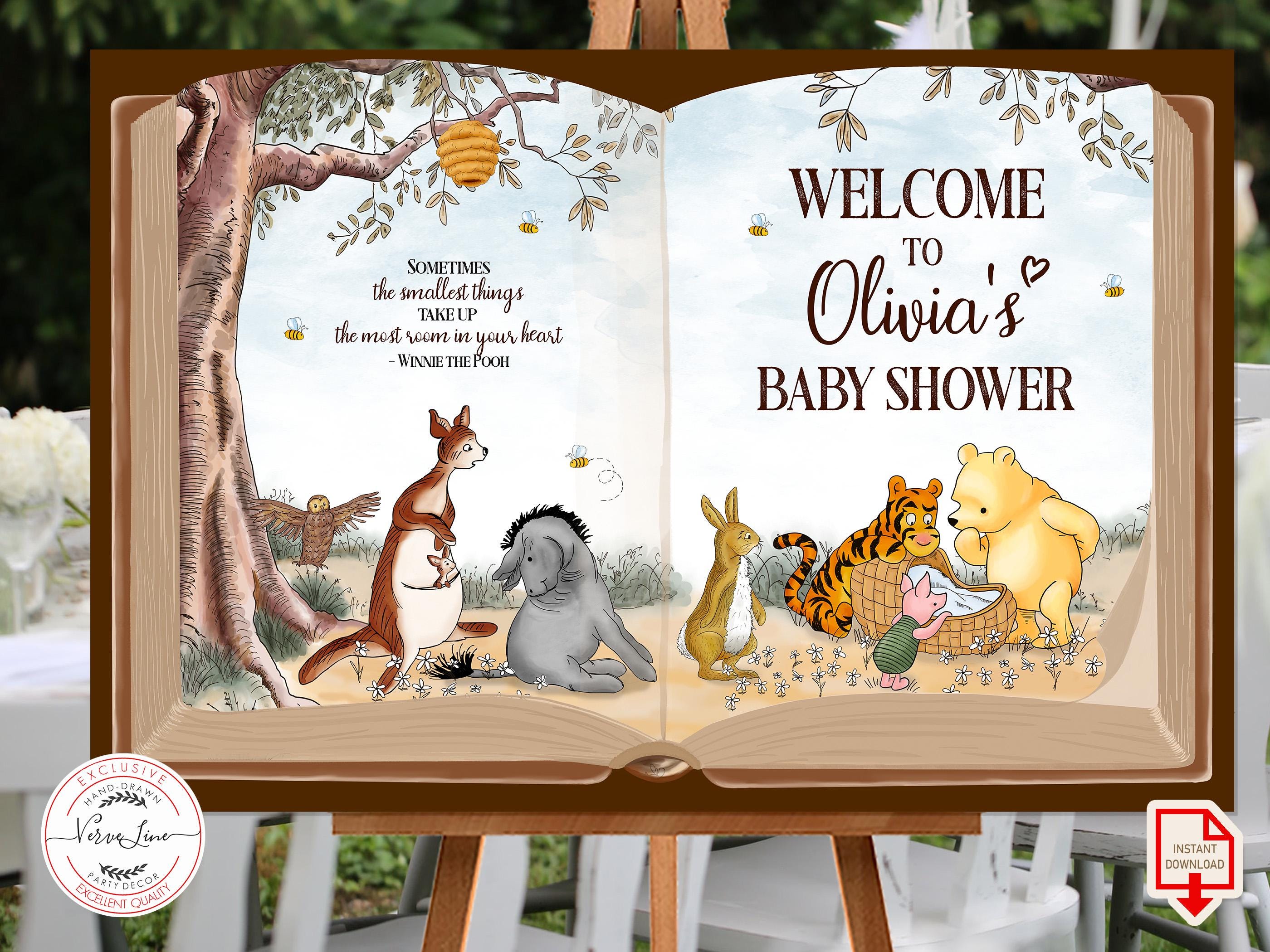 Classic Winnie the Pooh Printable Stationery Lined Unlined Paper ...