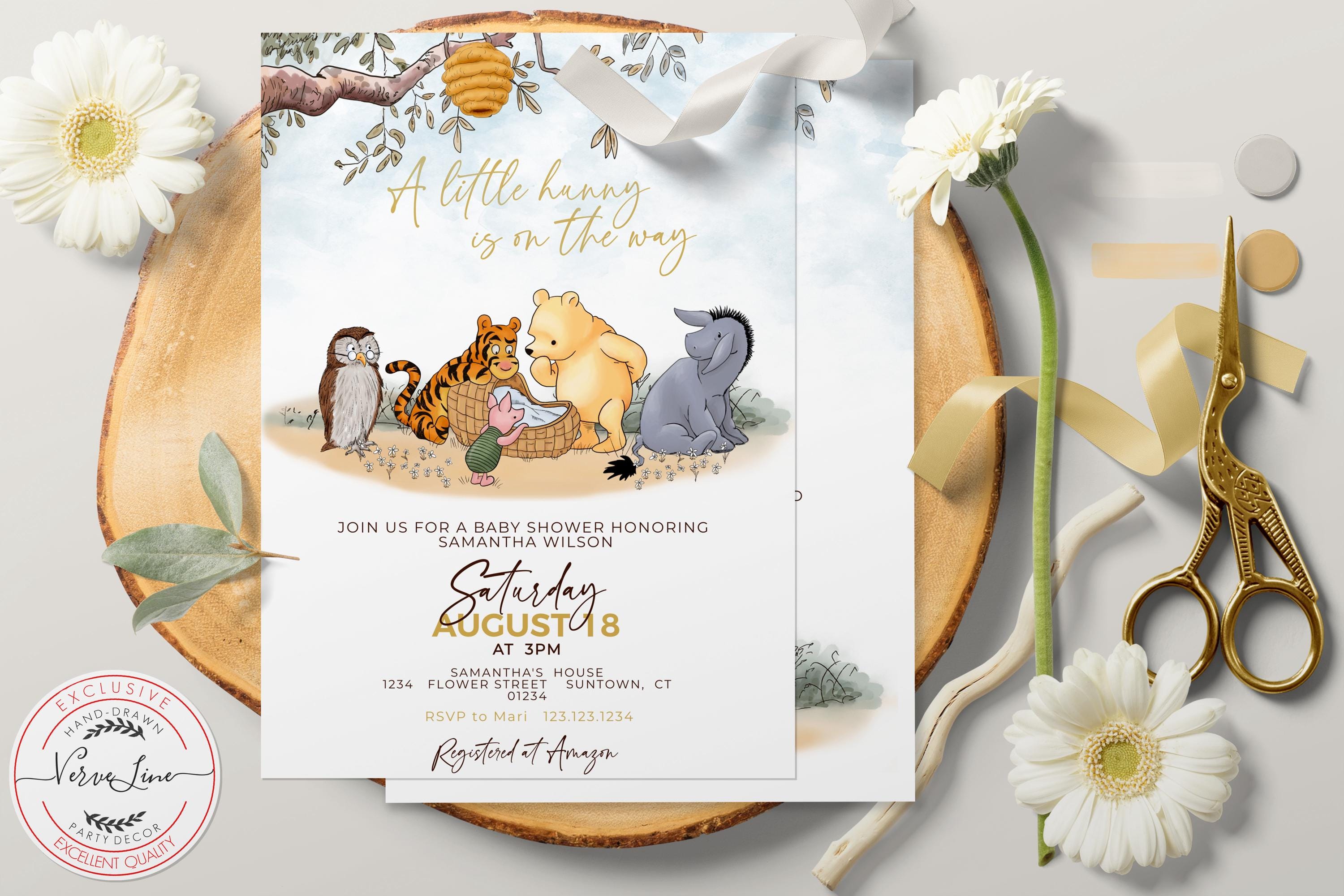 Classic Winnie the Pooh Printable Stationery Lined Unlined Paper ...